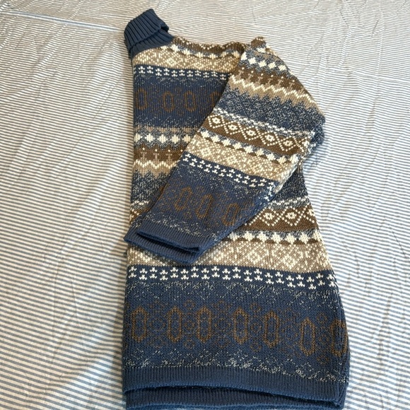 BUGLE BOY for Her • Vintage Fair Isle Sweater Size Large - Picture 9 of 9